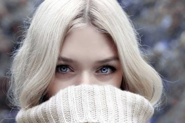 cute blonde hair women